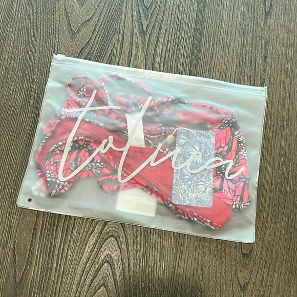 NWT Toluca Amina Bikini Top Waist Wrap Triangle Papillon Size M/L - Picture 2 of 7